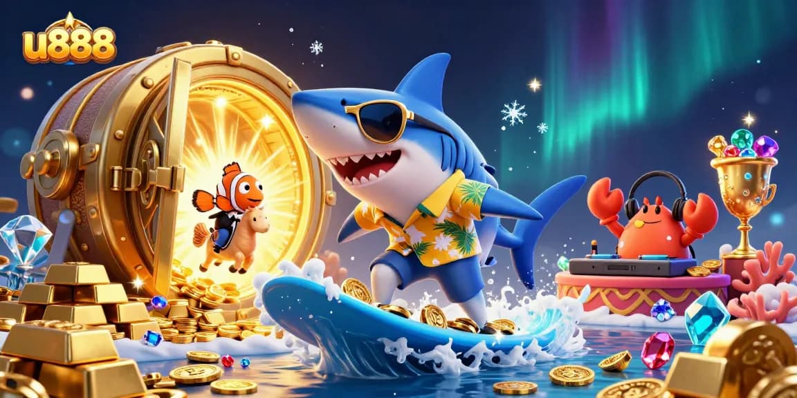 Surf exciting games at u888 while experiencing thrilling visuals and gold treasures