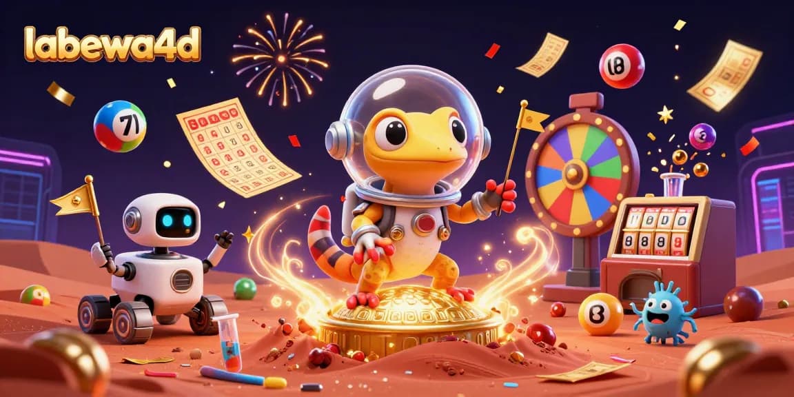labewa4d mengungkapkan kegembiraan dengan gecko Mars di kasino emas yang tersembunyi