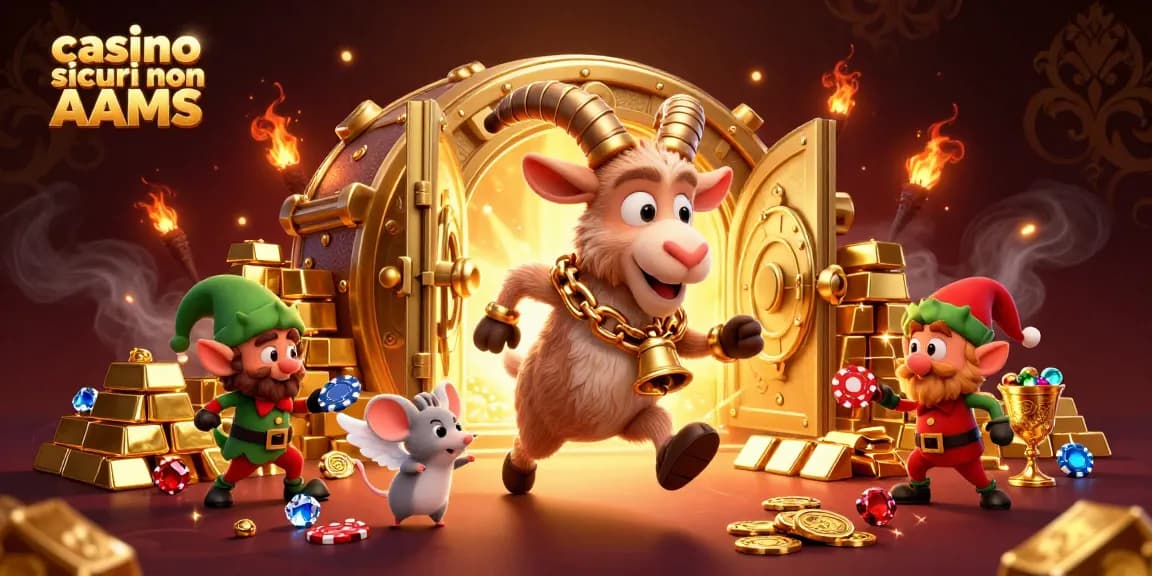 Gioca nei casino sicuri non AAMS con il Krampus e i suoi amici in un ambiente festoso e spettrale.