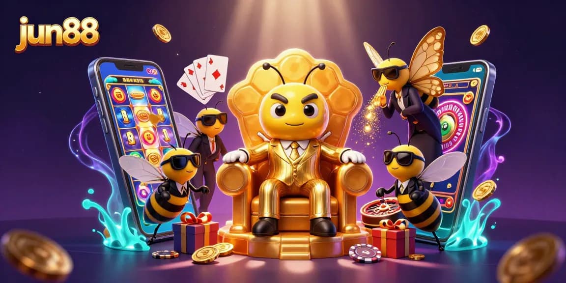 Experience thrilling gaming with jun88's dynamic casino scene filled with excitement and vibrant energy.