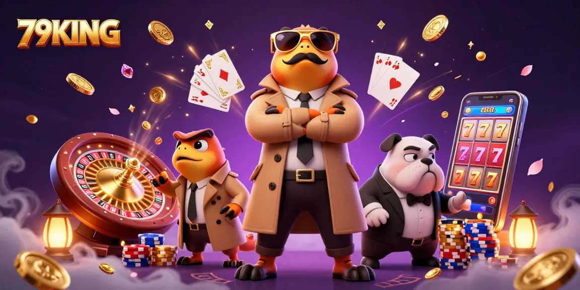 Experience thrilling action at 79KING with raptors entering a VIP casino lounge