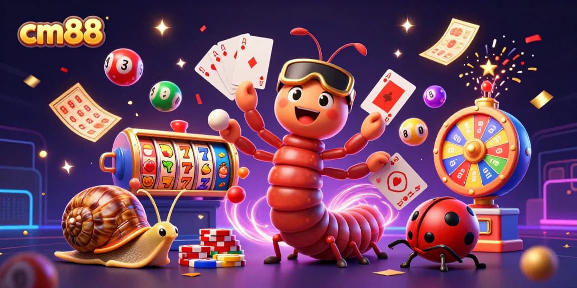 Experience the thrill of cm88 with an exciting casino scene featuring vibrant gameplay elements and dynamic characters.
