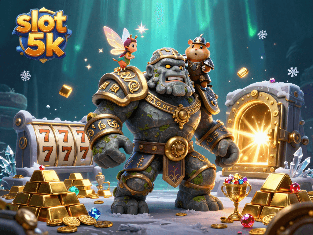 Experience big wins with slot 5k featuring a magical golem guardian and treasure-filled adventure.