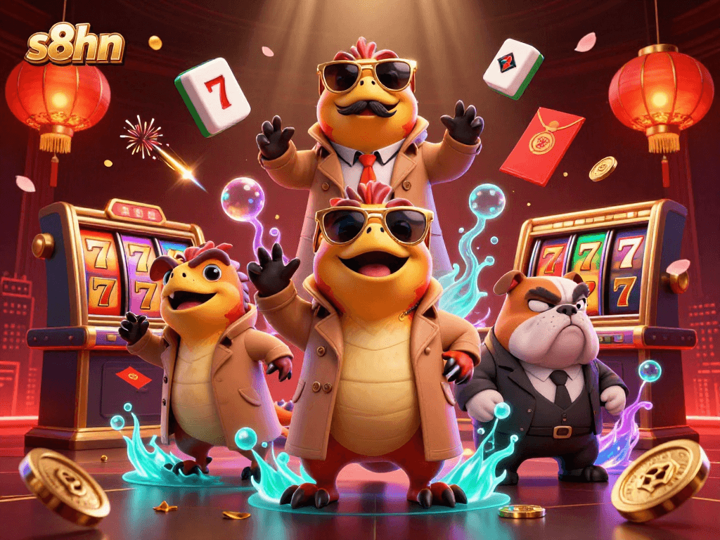 Experience thrilling gaming with s8hn at the lively casino, featuring raptors and excitement.