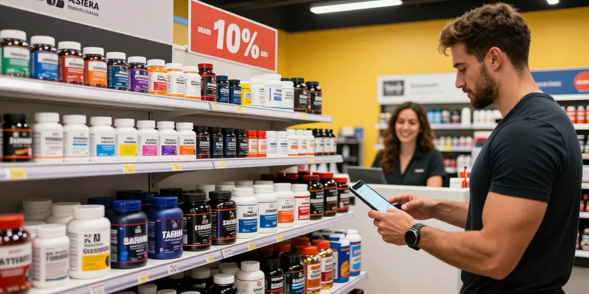 Astera Shop e-commerce display showcasing 70+ quality steroids with 10% discount.