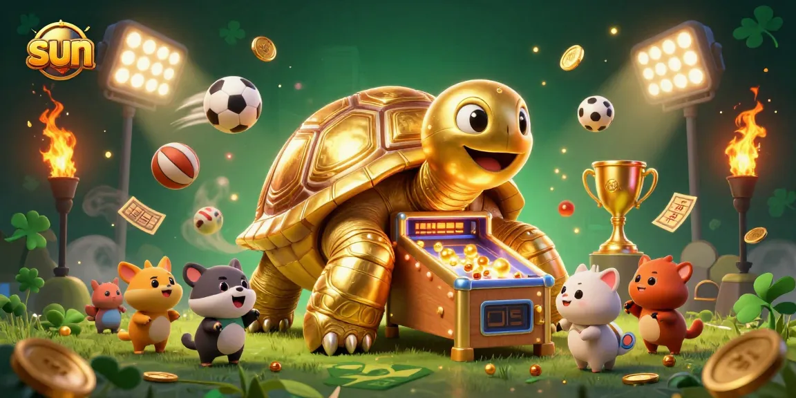 Engage in thrilling sports betting action with 'sun' as golden tortoise reveals exciting games.