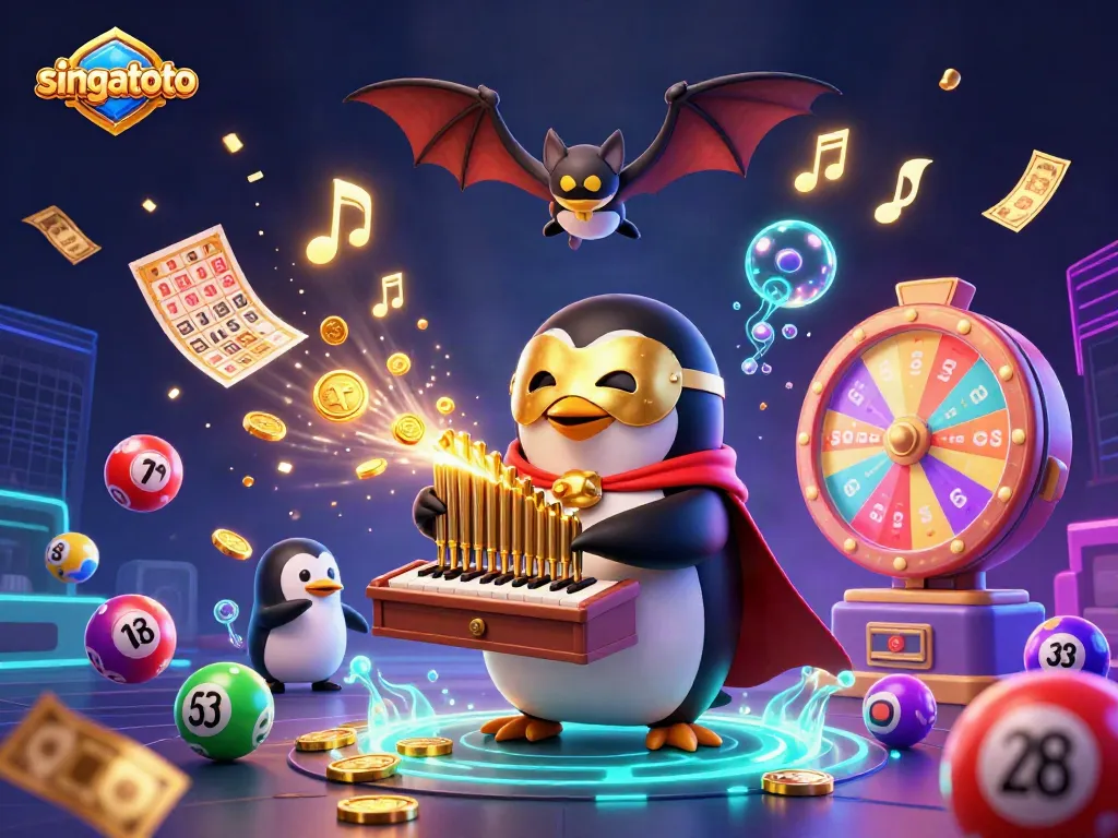 Engage with singatoto's thrilling lottery atmosphere, featuring vibrant characters and dynamic gaming elements.