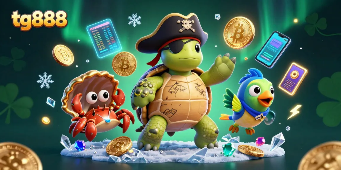 Join the adventure with tg888 in a lively casino scene featuring vibrant characters and thrilling game elements.