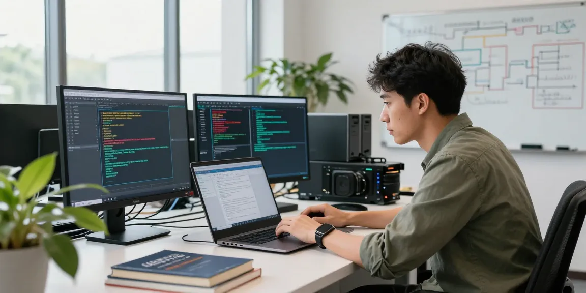 NAGA2000 system diagnosis in a modern workspace with IT technician troubleshooting.