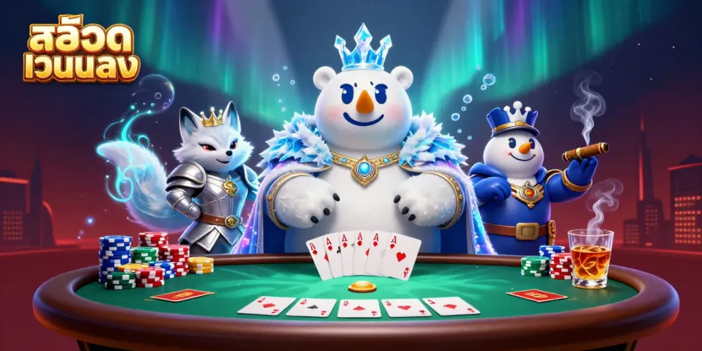 เล่นสล็อตเว็บตรงในโลกคาสิโนที่น่าตื่นเต้นพร้อมราชาน้ำแข็งและสุนัขจิ้งจอก
