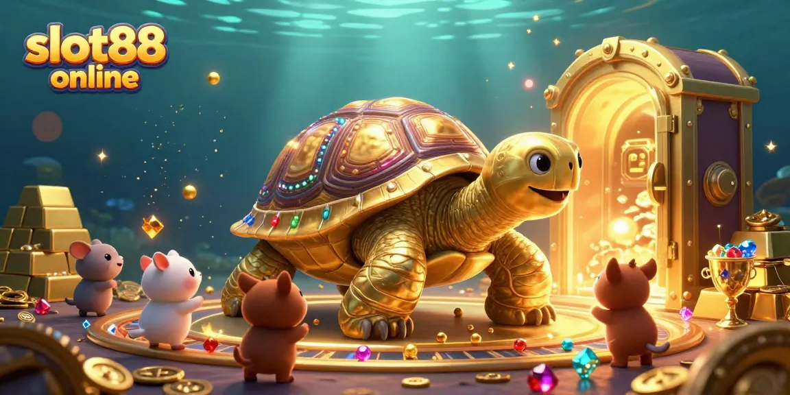 Exciting gameplay at slot88 online with vibrant characters and shimmering treasures all around.