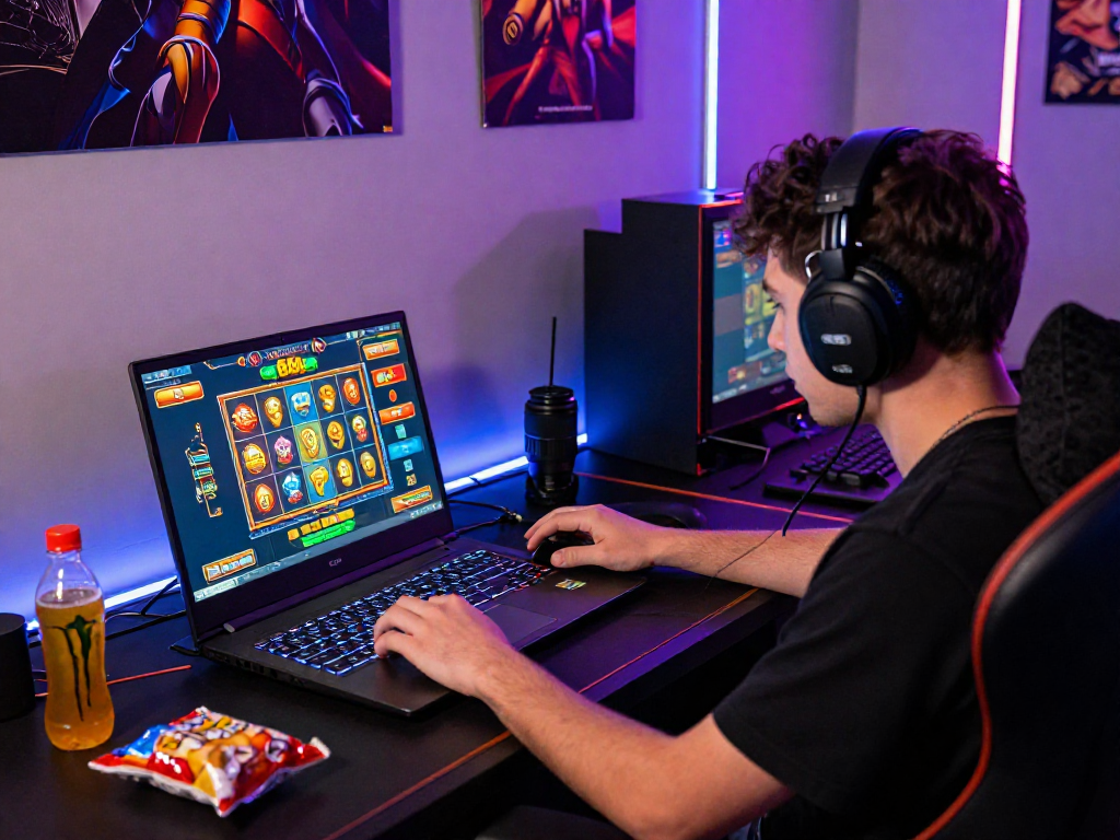 Exciting slot88 gaming session with colorful visuals and immersive atmosphere.