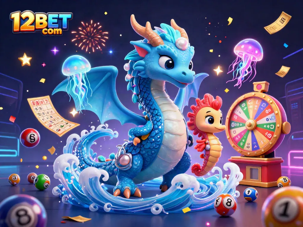 Engage in thrilling gaming at 12BET com with vibrant lottery balls and dynamic cash rewards.