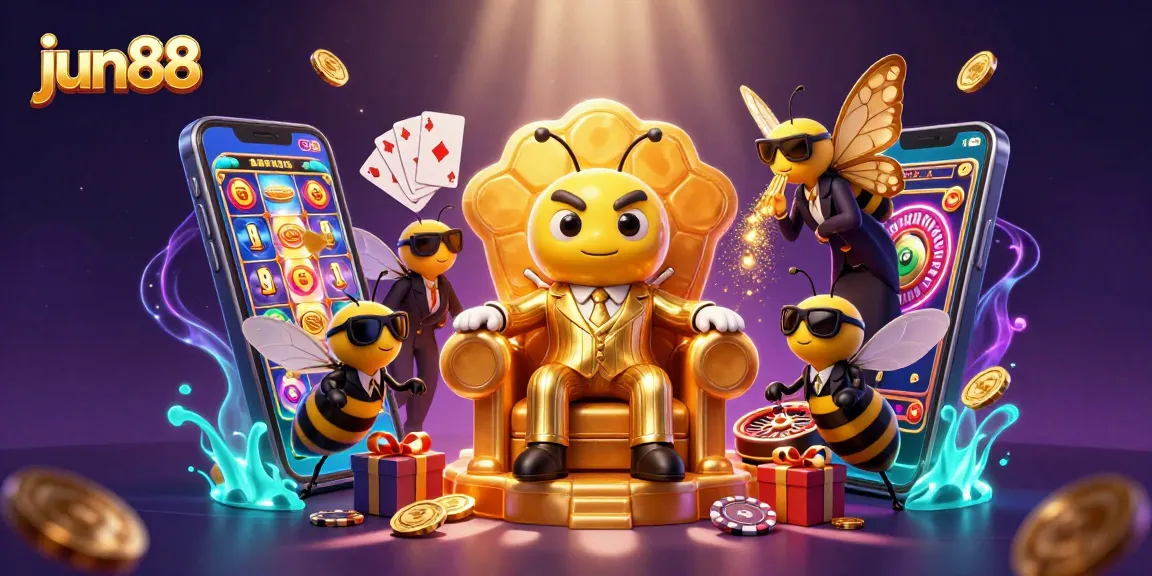 Experience thrilling gaming with jun88's dynamic casino scene filled with excitement and vibrant energy.