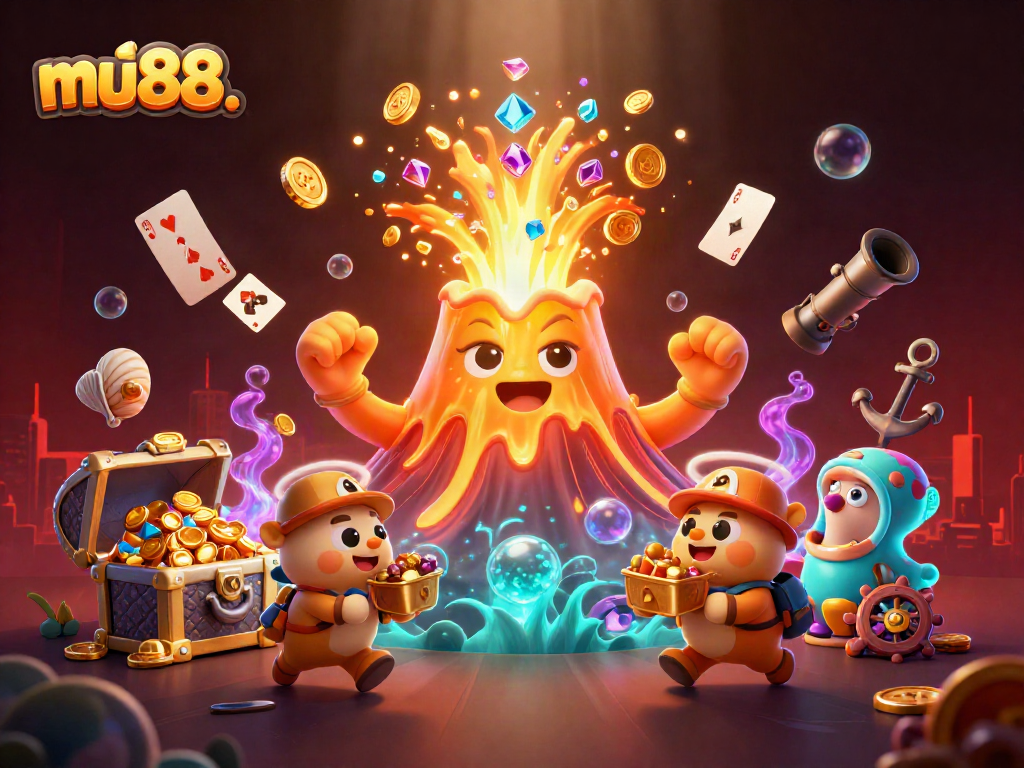 Engage with mu88. through a vibrant 3D scene of thrilling casino adventures.