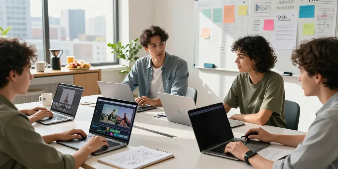 Learn how to use an AI video creation tool in a modern collaborative workspace.
