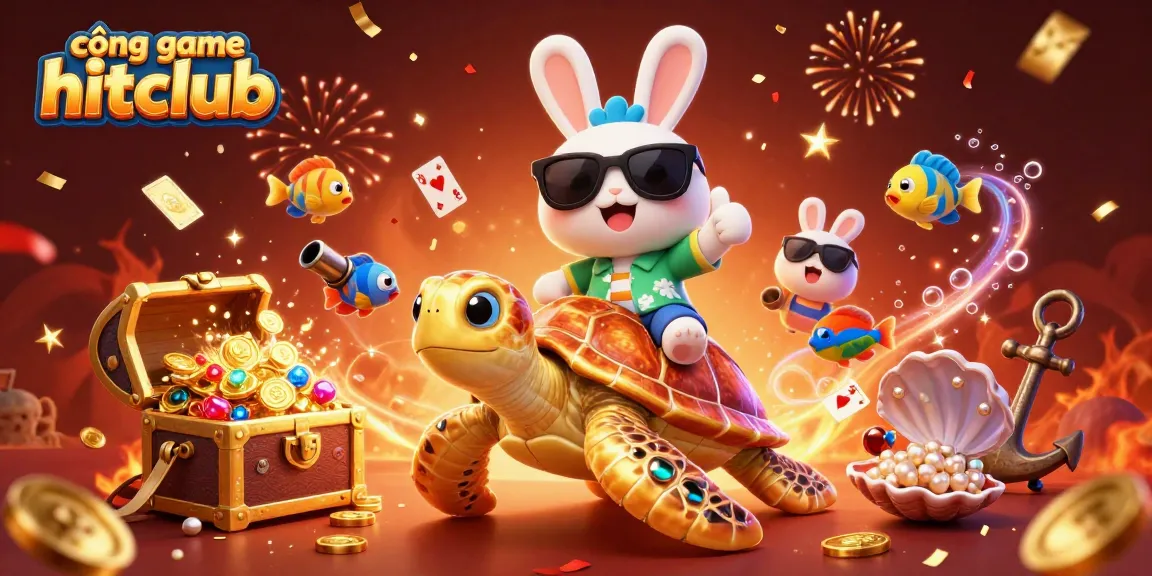 Engage with cổng game hitclub while basking in vibrant casino fun with playful characters and exciting game elements.