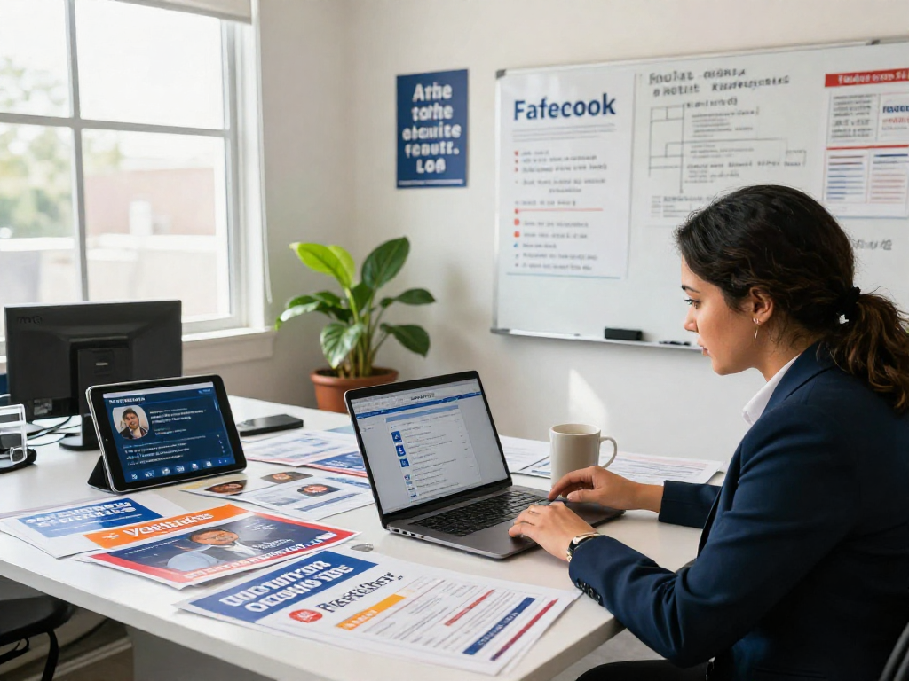 How to run political ads on Facebook with a detailed campaign strategy in an active campaign office