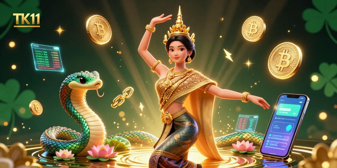 Win big at TK11 Casino with vibrant characters in a dynamic gaming atmosphere, showcasing crypto elements.