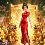 Win88 offers exciting gameplay with dazzling slot machines and jackpot wins in this vibrant casino scene.