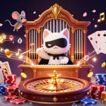 Win big at bl555in with a 3D casino scene featuring lively characters and vibrant gaming elements.