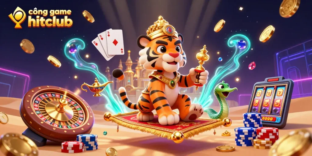 Experience the excitement of cổng game hitclub with dynamic gaming elements and vibrant characters.
