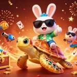 Engage with cổng game hitclub while basking in vibrant casino fun with playful characters and exciting game elements.