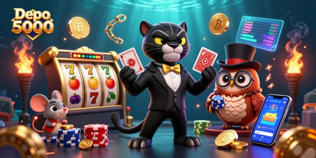Menangkan jackpot dengan Depo 5000 di slot gacor, nikmati keseruan bermain dengan fitur-fitur menarik.