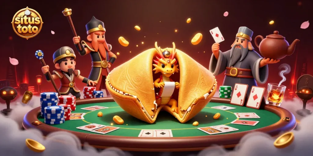 Engage with situs toto through a vibrant and dynamic online gambling illustration.
