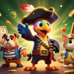 Experience winning excitement at lu88 with this vibrant 3D illustration of a pirate-themed casino adventure.