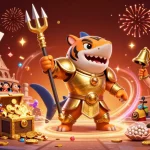 Experience thrilling gameplay at s8inc, where a tiger shark gladiator brings excitement to an underwater casino.