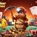Esplora le opinioni su CoinPoker con un'immagine ricca di giochi di carte e personaggi 3D.