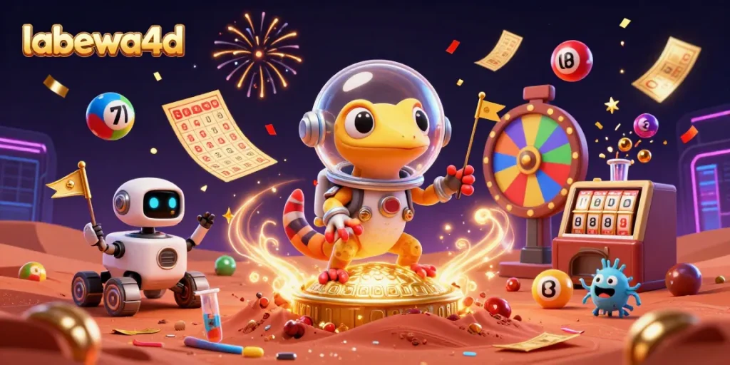 labewa4d mengungkapkan kegembiraan dengan gecko Mars di kasino emas yang tersembunyi