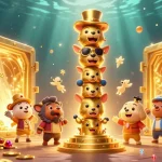 Experience seamless access to Caswino Casino Login while exploring gold treasures and vibrant casino elements.