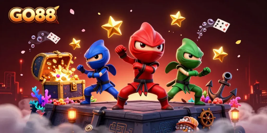 Boost your winnings at GO88 Casino with action-packed gaming from animated characters and dynamic scenes.