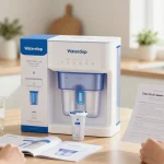 "Waterdrop WFD-40W-L-A Water Filter Dispenser showcased in an e-commerce product review, highlighting premium features and best deals online."