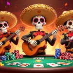 Experience the excitement of 566bet with vibrant mariachi characters and poker elements in a lively casino scene.