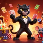 Experience the excitement of 123B with stylish characters, dynamic slot games, and rich casino visuals.
