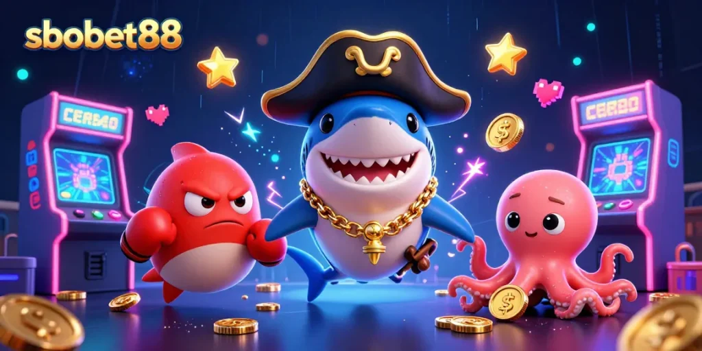 Experience exciting gaming action with sbobet88 featuring vibrant characters and dynamic elements.