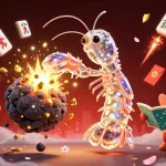 Experience thrilling gameplay at BL555 with a vibrant scene of a galactic samurai and marine elements.